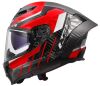 LS2 FF807 DRAGON CARBON-6K TRAX racing helma červená vel.M